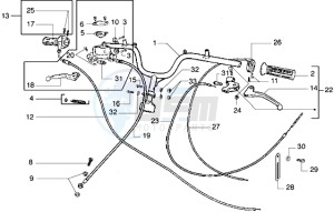 Diesis 100 drawing Handlebars component parts-Transmissions