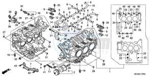 GL18009 UK - (E / AB MKH NAV) drawing CYLINDER BLOCK