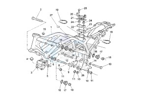 BT BULLDOG 1100 drawing FRAME