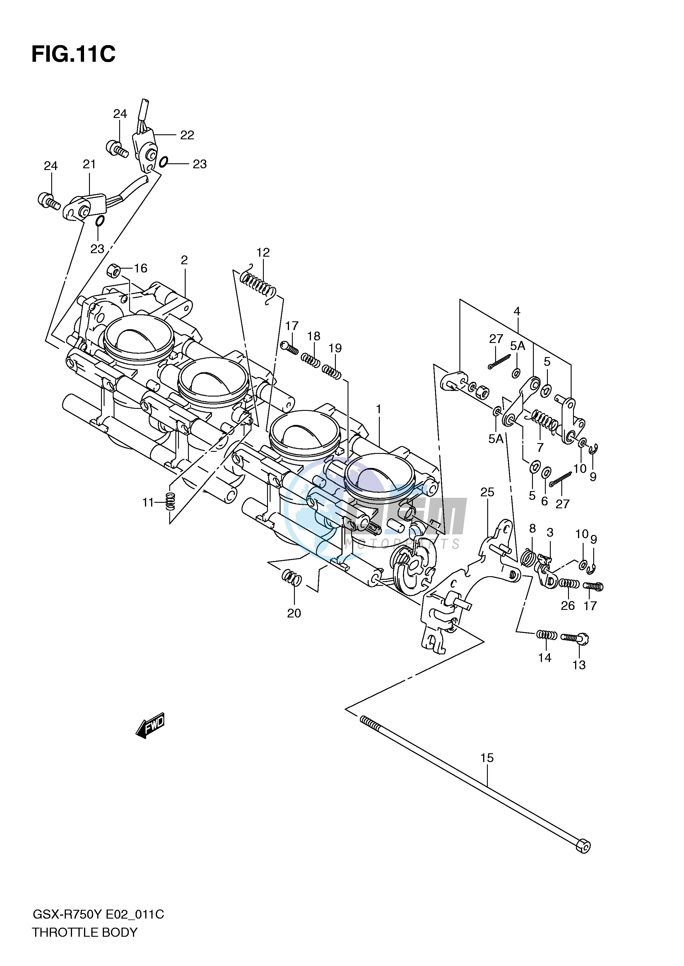 THROTTLE BODY (MODEL K3)