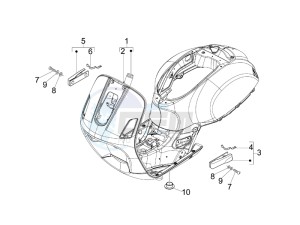 Granturismo 125 L Potenziato UK drawing Frame - bodywork