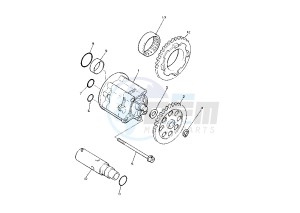 XJR 1200 drawing OIL PUMP