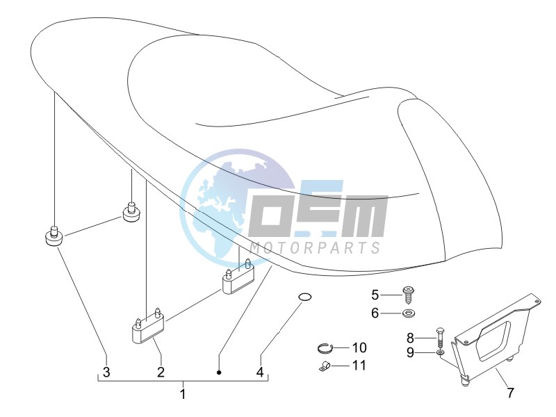 Saddle seats - Tool roll