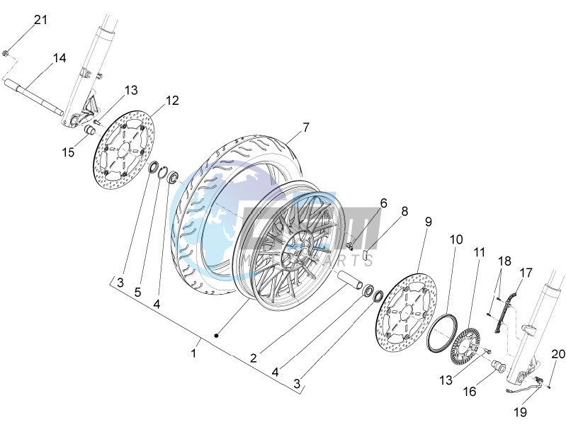 Front wheel