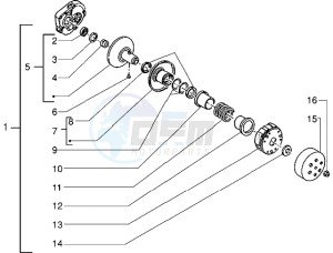 Sfera RST 50 drawing Driven pulley