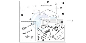 CBF1000FB drawing AVERTO ALARM KIT