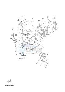 YP250R X-MAX 250 (2DL5 2DL5 2DL5 2DL5) drawing CYLINDER