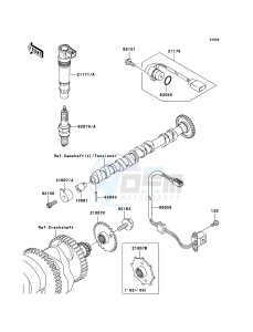 NINJA ZX-12R ZX1200-B4H FR GB GE XX (EU ME A(FRICA) drawing Ignition System