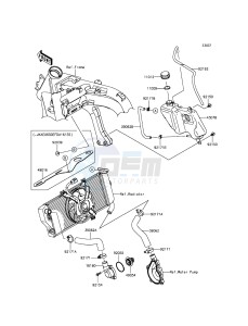 ER-6F_ABS EX650FEF XX (EU ME A(FRICA) drawing Water Pipe