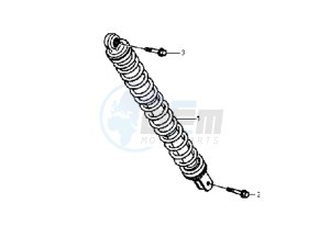 JET BASIX 25KMH 50 drawing REAR SUSPENSION