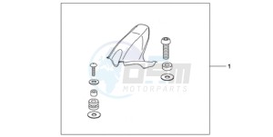 CBR1000RR9 Korea - (KO / HRC MME) drawing CARBON FIBER HUGGER