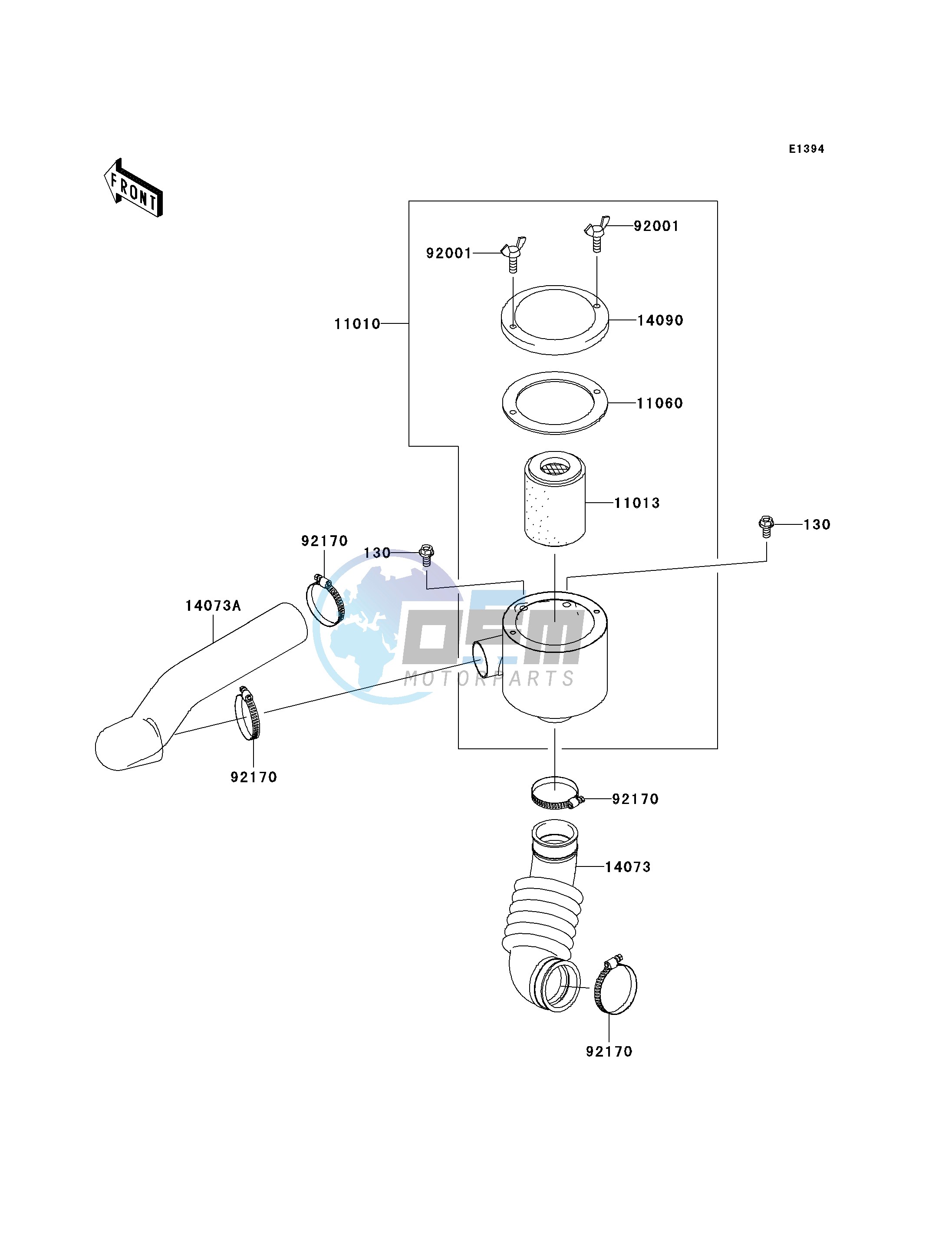 AIR CLEANER-BELT CONVERTER