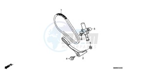 TRX250TEB drawing CAM CHAIN/ TENSIONER