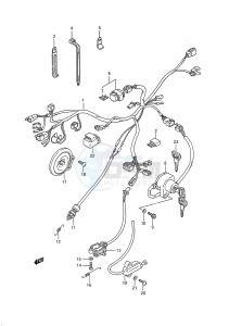 LS650 (E28) SAVAGE drawing WIRING HARNESS