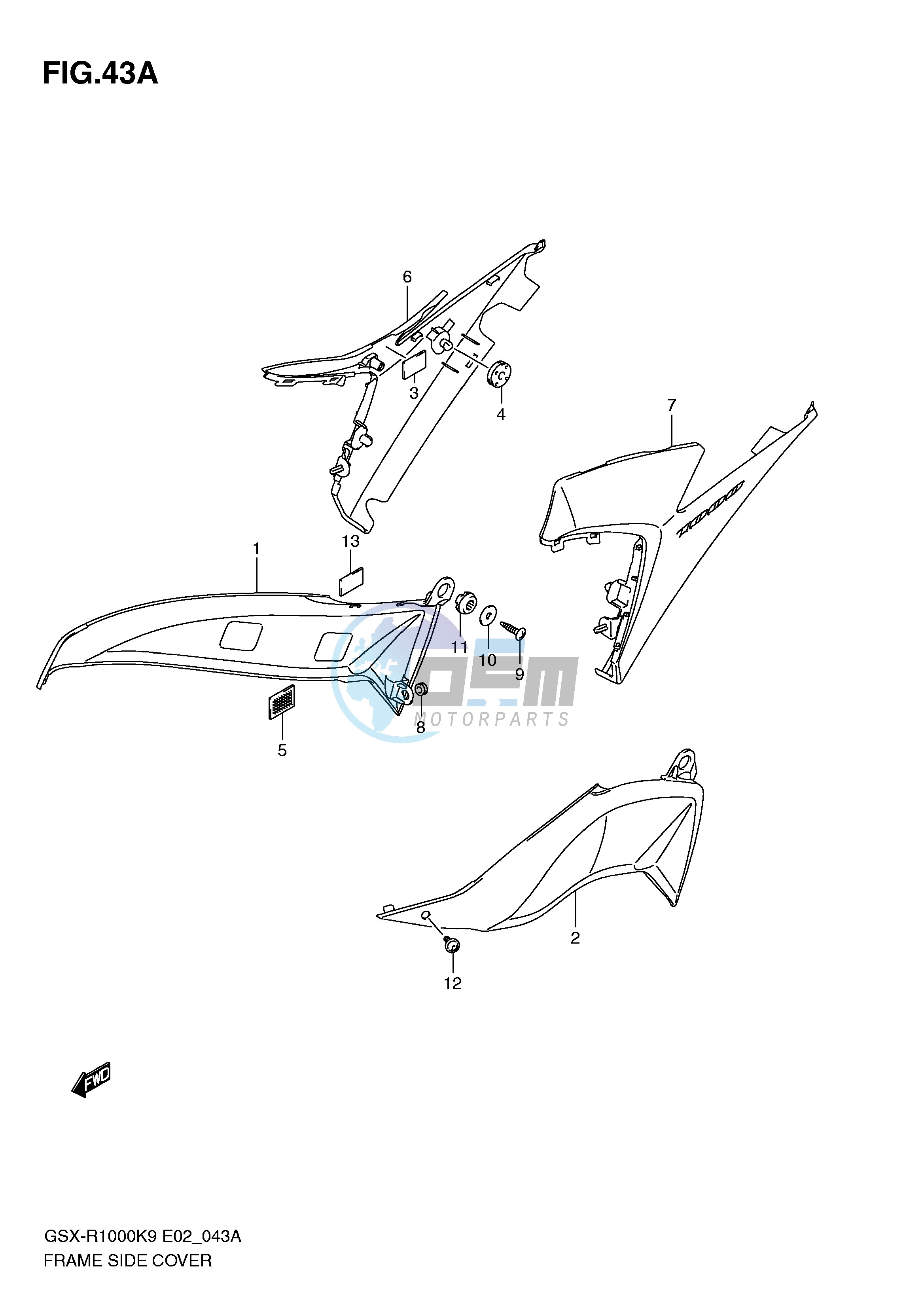 FRAME SIDE COVER (MODEL L0)