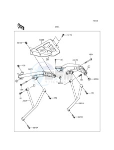 ER-6N_ABS ER650FEF XX (EU ME A(FRICA) drawing Accessory(Top Case Bracket)