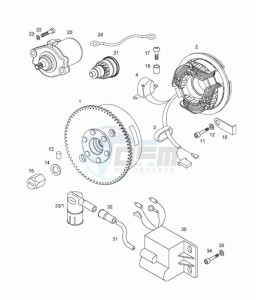 STANDARD_P_P-EX_FR_L1 50 L1 drawing Magneto assembly-electric starter