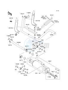 KRF 750 D [TERYX 750 4X4] (D8F) D8F drawing MUFFLER-- S- -