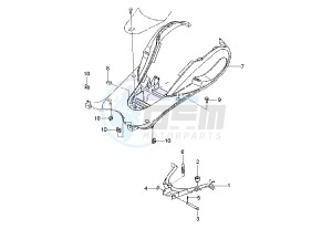 YN NEO'S 50 drawing FOOTREST- STAND