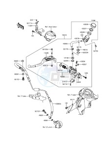 ZZR1400 ABS ZX1400FFFA FR GB XX (EU ME A(FRICA) drawing Clutch Master Cylinder