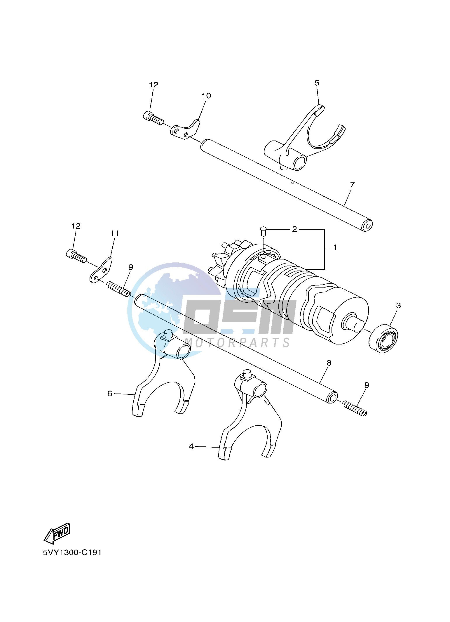 SHIFT CAM & FORK