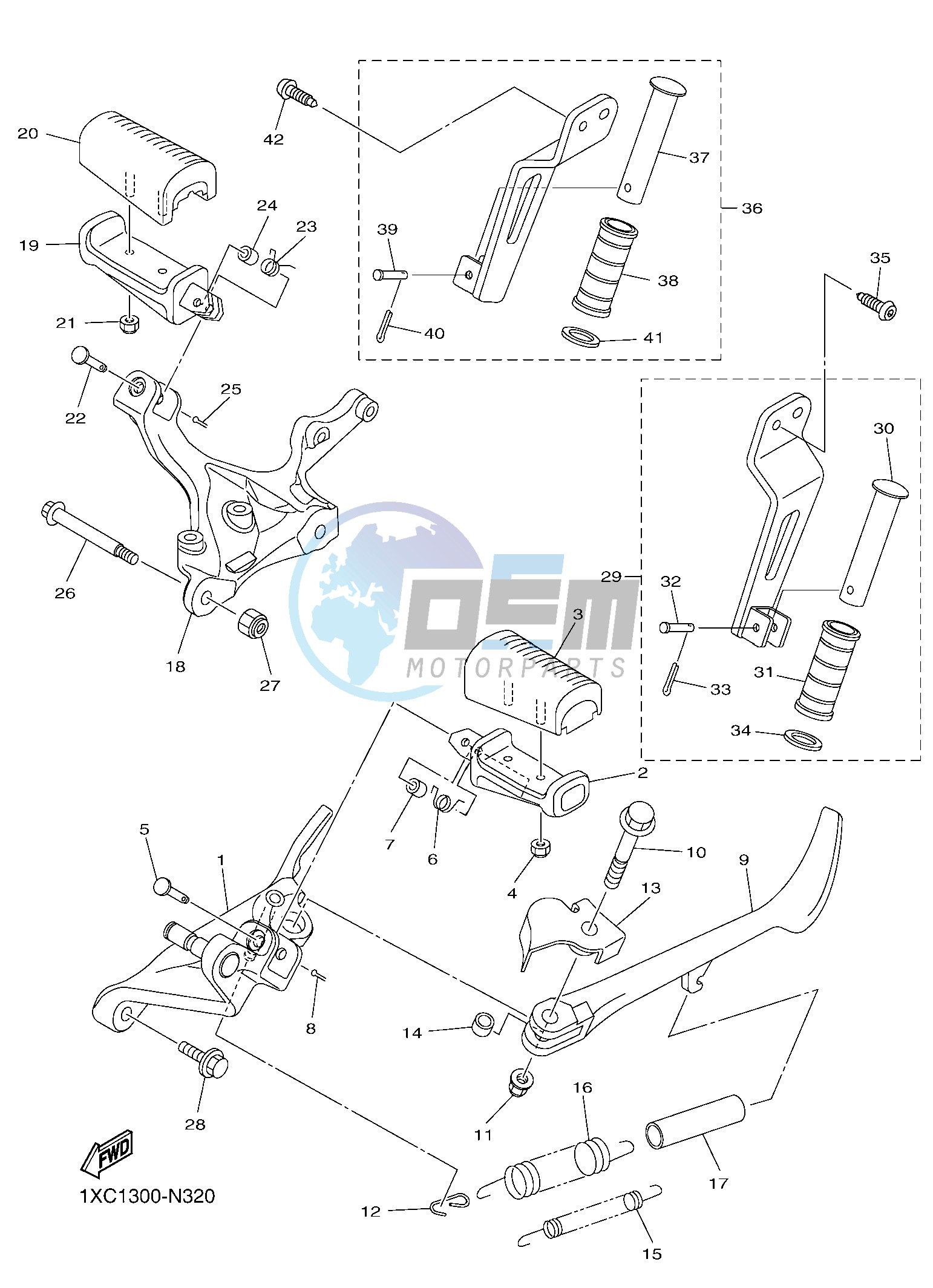 STAND & FOOTREST