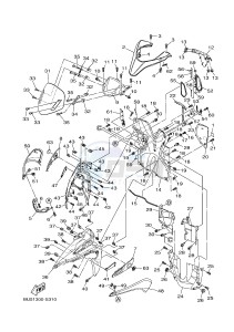 MWS125-C TRICITY 125 (BU51 BU53) drawing LEG SHIELD