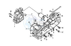 EURO MX 125 DUAL DISK 50 drawing CRANKCASE