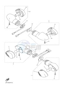 XJR1300C XJR 1300 (2PN4) drawing FLASHER LIGHT