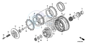 CB1000RAD CB1000R ABS E drawing CLUTCH