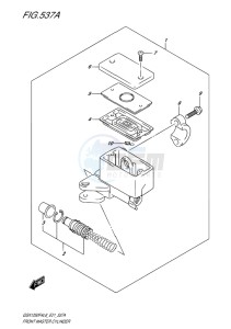 GSX-1250F ABS EU drawing FRONT MASTER CYLINDER