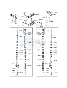 KLX250 KLX250SHF XX (EU ME A(FRICA) drawing Front Fork