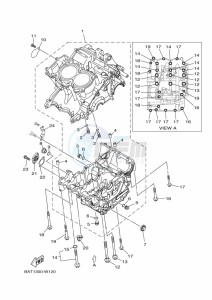 MT-07 MTN690 (BAT1) drawing CRANKCASE