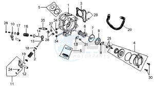 MIO 100 drawing CYLINDER HEAD CPL