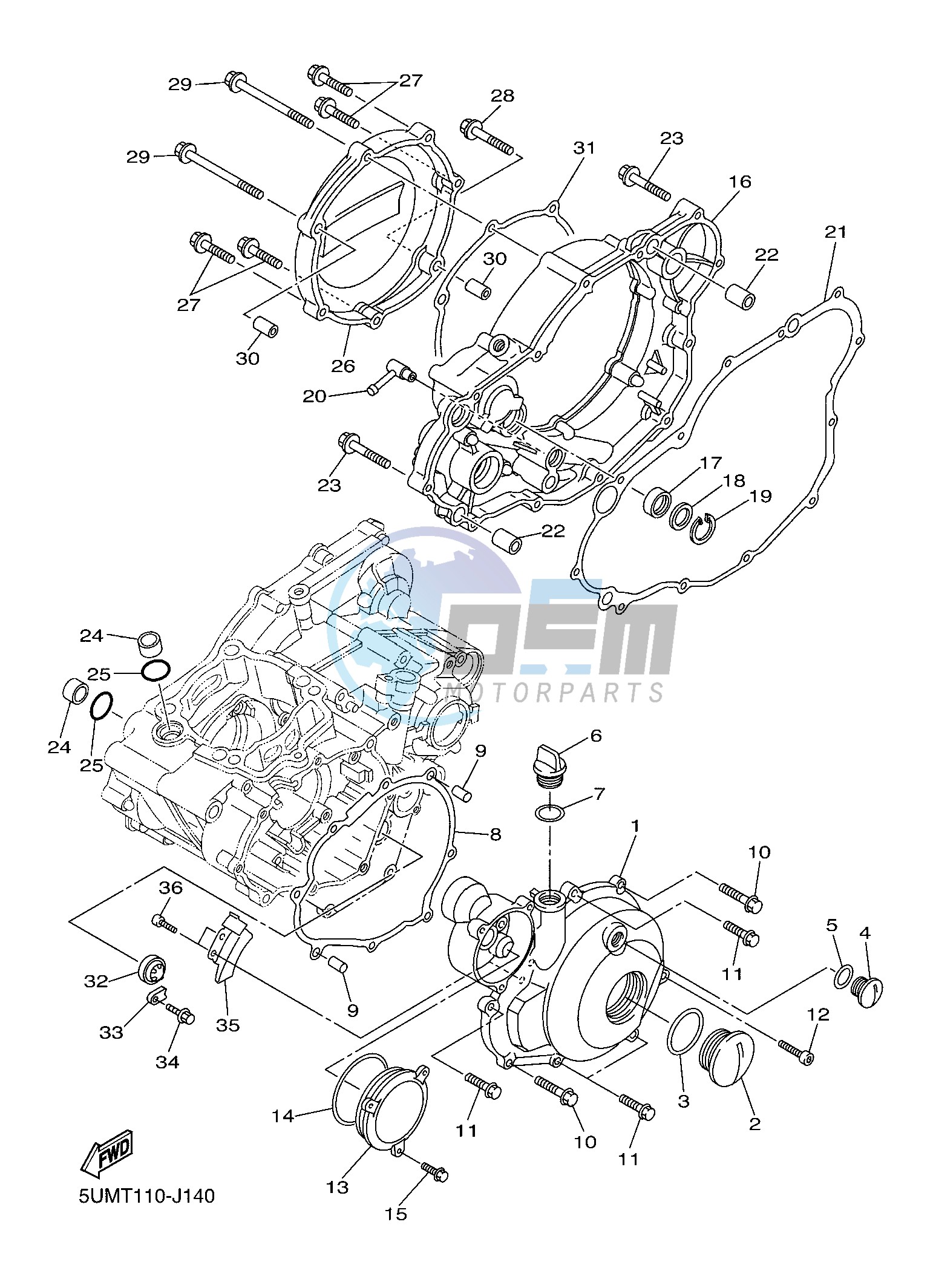 CRANKCASE COVER 1