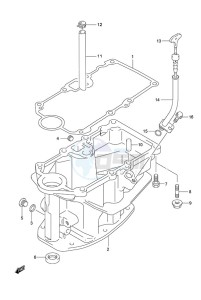 DF 9.9 drawing Oil Pan