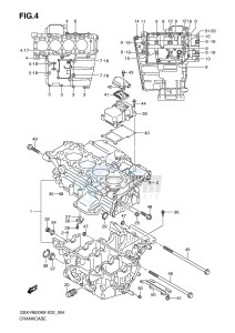 GSX-R600 (E2) drawing CRANKCASE