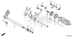 XL1000VB drawing FRAME BODY (XL1000V)