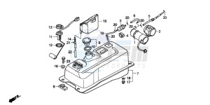 CN250 drawing FUEL TANK