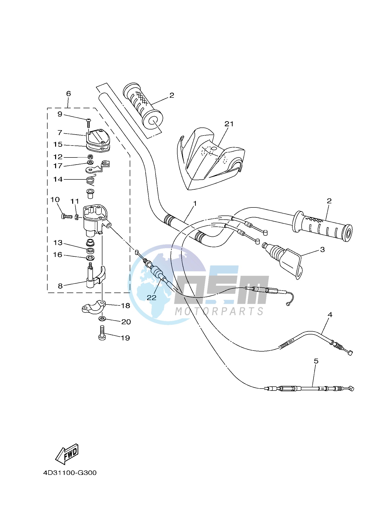 STEERING HANDLE & CABLE