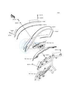 VULCAN_1700_VOYAGER_ABS VN1700BGF GB XX (EU ME A(FRICA) drawing Windshield