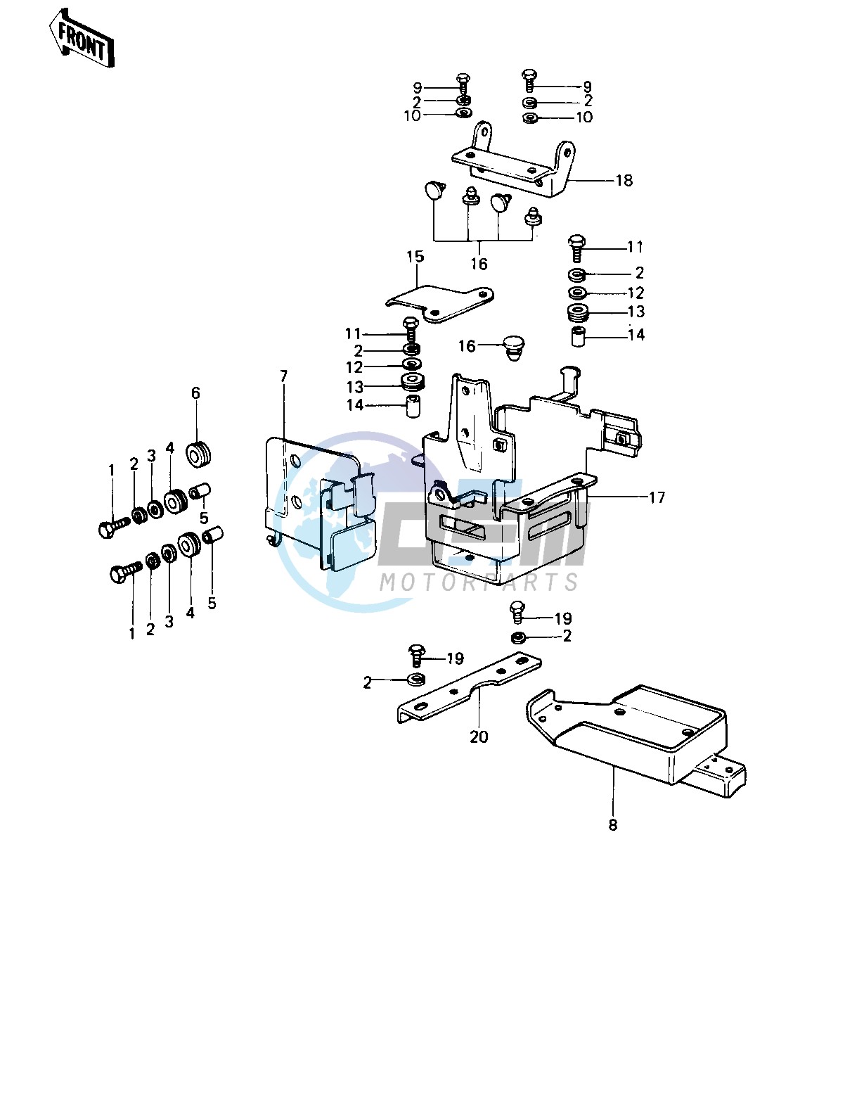 BATTERY CASE_TOOL CASE -- KZ1000-B3- -