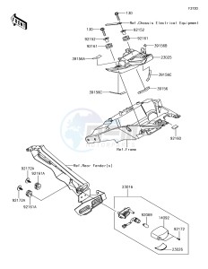 Z1000 ZR1000JHF XX (EU ME A(FRICA) drawing Taillight(s)