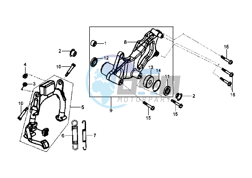 STAND-SWINGING ARM