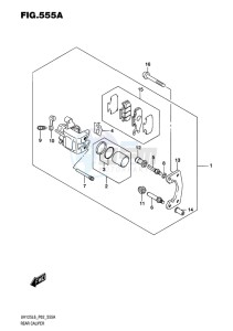 UH125 ABS BURGMAN EU drawing REAR CALIPER