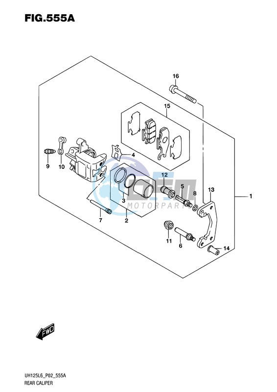 REAR CALIPER