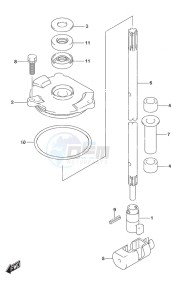 DF 115A drawing Shift Rod (C/R)