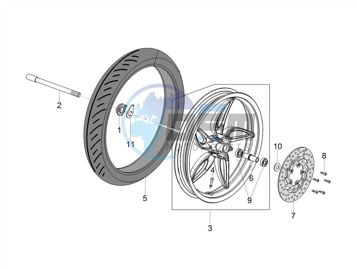 Front wheel