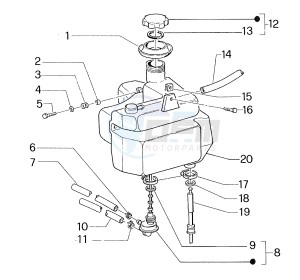 Zip & Zip 100 drawing Fuel Tank