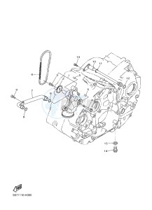 XVS950CU XV950R XV950 R-SPEC (2DE1) drawing OIL PUMP